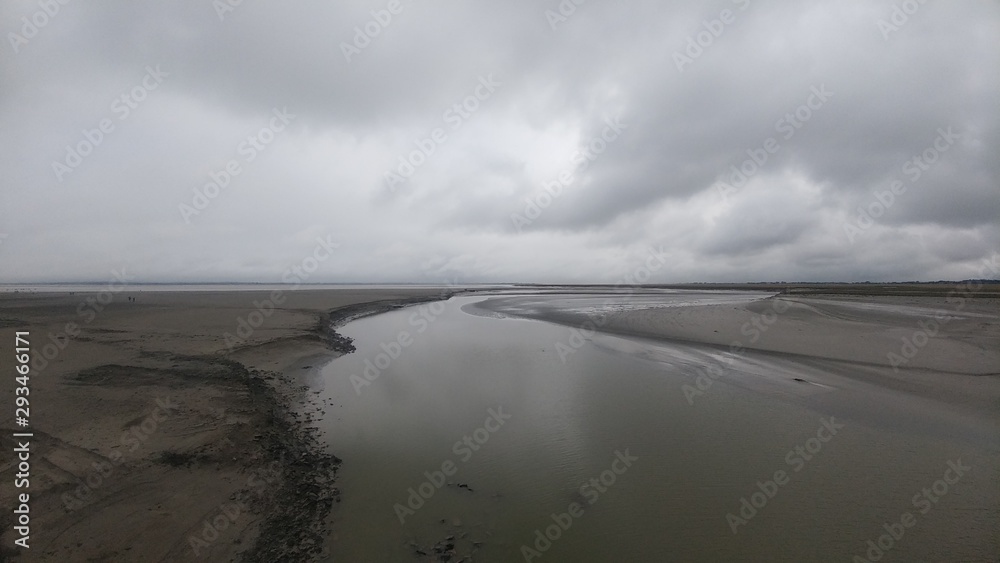 Bay and cloudscape