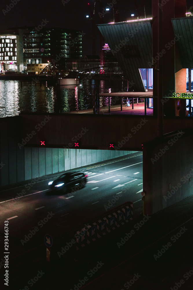 Obraz premium Night Amsterdam