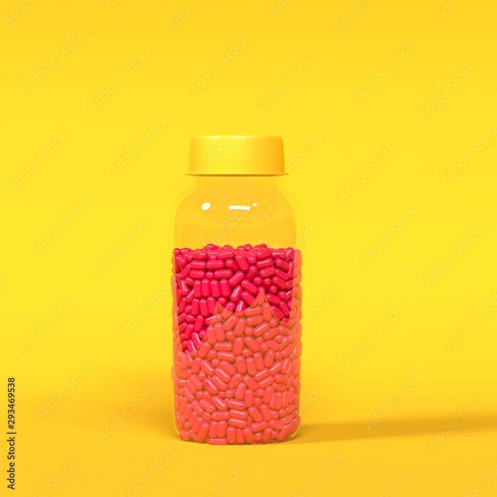 bote pastilas rojas bote pastilas rojas
