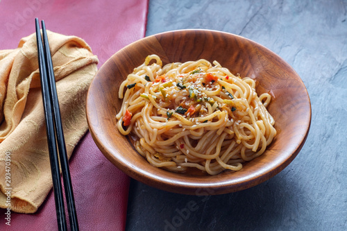 Chinese Vegetable Lo Mein photo