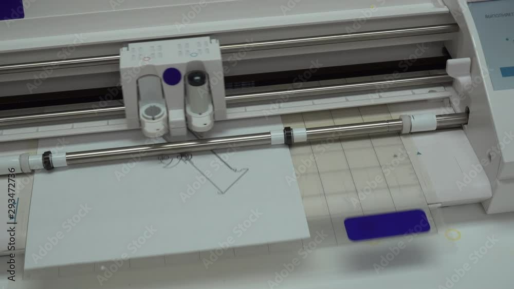 Plotter draws design patterns Printing in typography Plotter draws design patterns Printing in typography