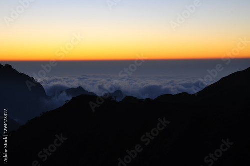 Sunrise on the KiQuanSan mountain, Vietnam