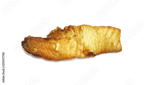 Slice of fried dried fish