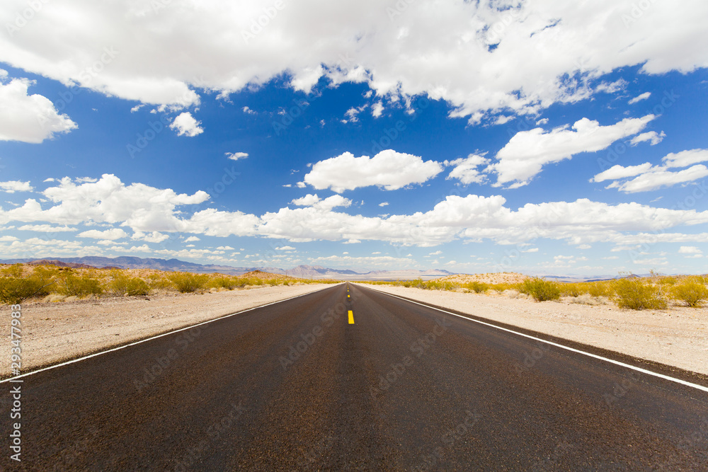 Highway in the desert