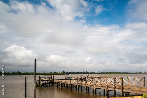 Fashola Jetty in Ilashe  Lagos  Nigeria.