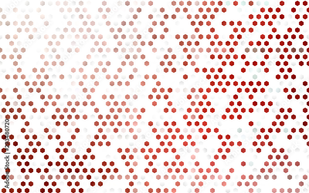 Light Red vector layout with hexagonal shapes. Design in abstract style with hexagons. New template for your brand book. Light Red vector layout with hexagonal shapes. Design in abstract style with hexagons. New template for your brand book.