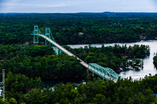 Thousand Islands Bridge in Ontario, Canada photo