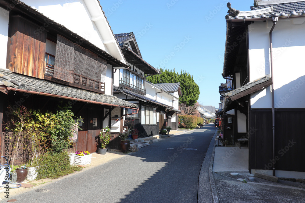 宇和町卯之町の町並み（愛媛県西予市）,Unomachi,Uwa town(Seiyo City,Ehime Pref,Japan)