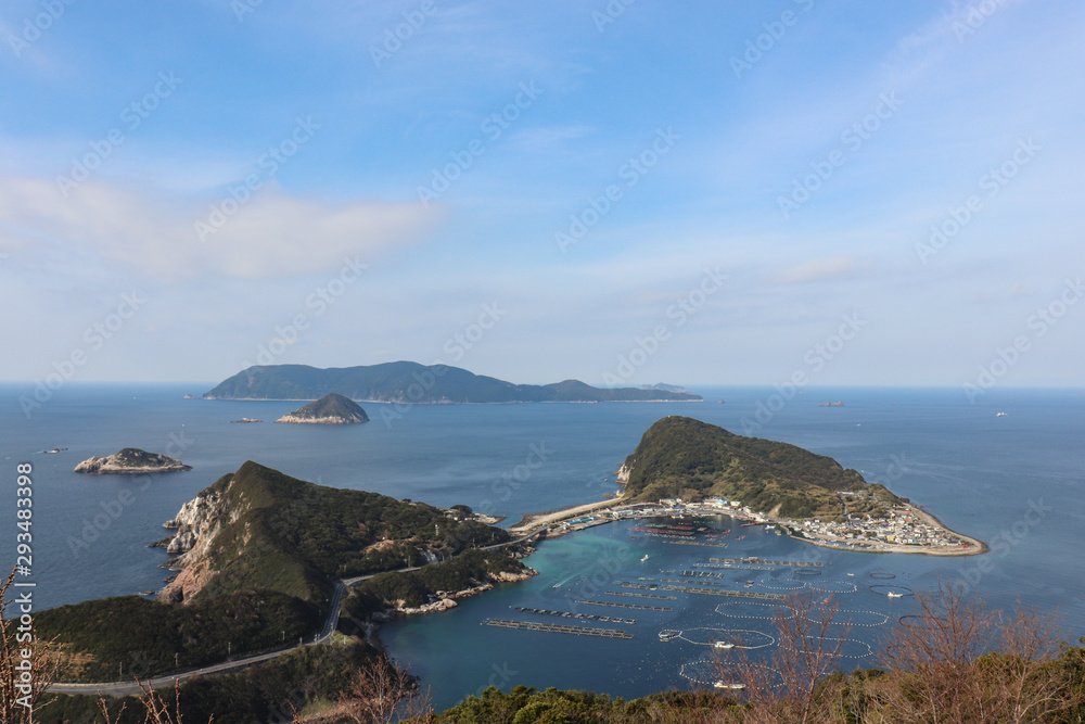 大堂山から望む柏島（高知県大月町）,Kashiwajima(Kochi Pref,Japan)