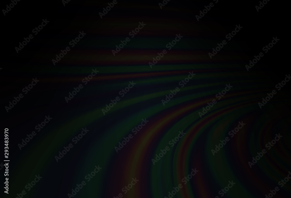 Fototapeta premium Dark Silver, Gray vector template with bubble shapes.