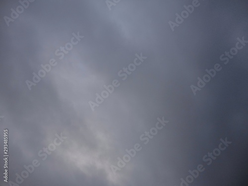 Dark cloud in the morning, overcast cloud photo