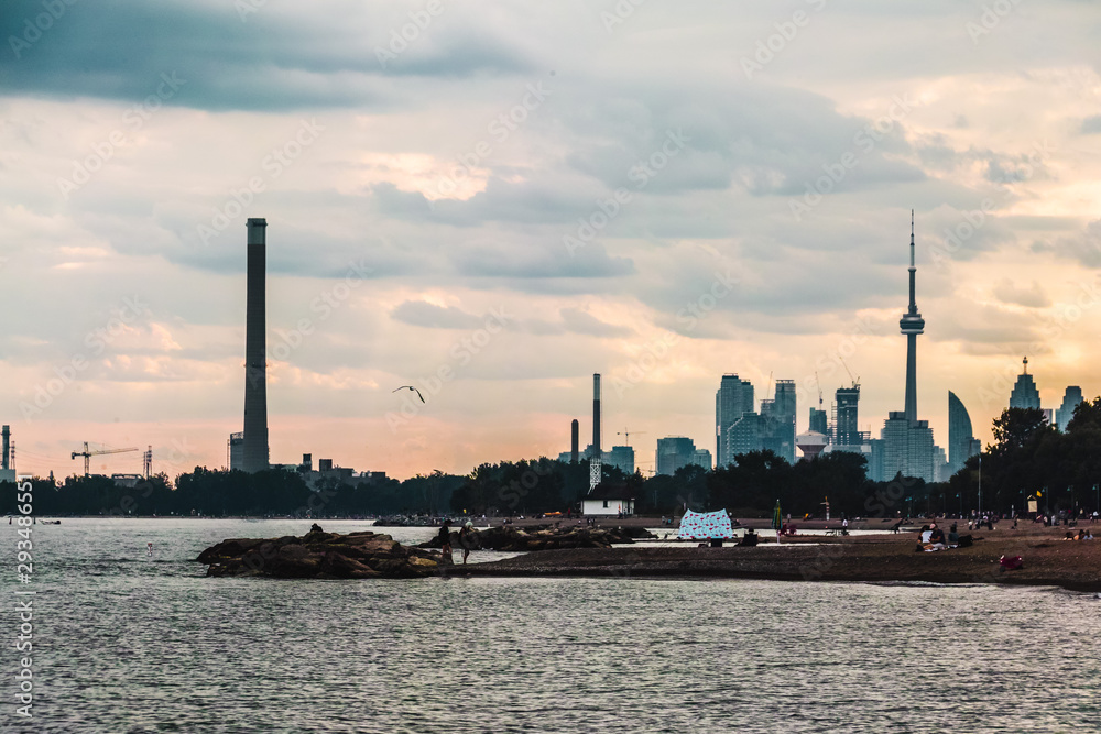 Skyline in Toronto, Ontario, Canada