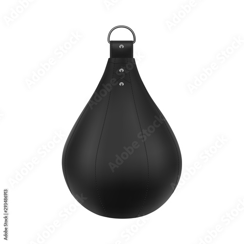 Punching bag in vector on white background.Punching bag for speed vector illustration.