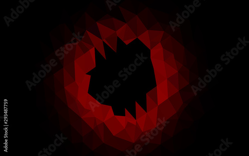Light Red vector blurry triangle texture. A vague abstract illustration with gradient. Triangular pattern for your business design.
