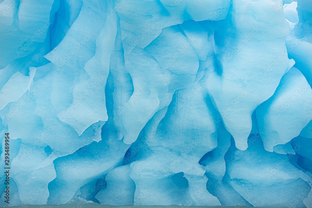Fototapeta Ice from a glacier