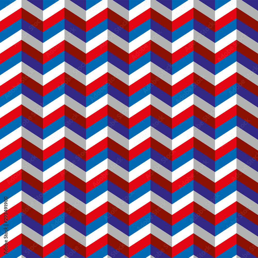 Pattern with American flag colors Pattern with American flag colors