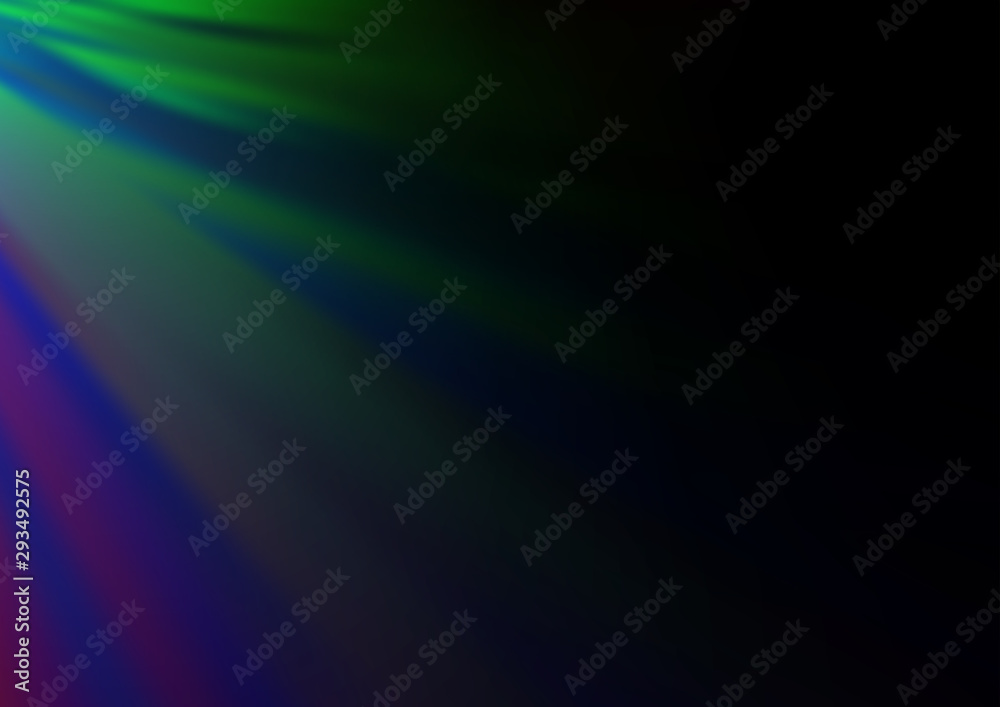 Dark Multicolor, Rainbow vector abstract bokeh pattern. Shining colorful illustration in a Brand new style. The template for backgrounds of cell phones.