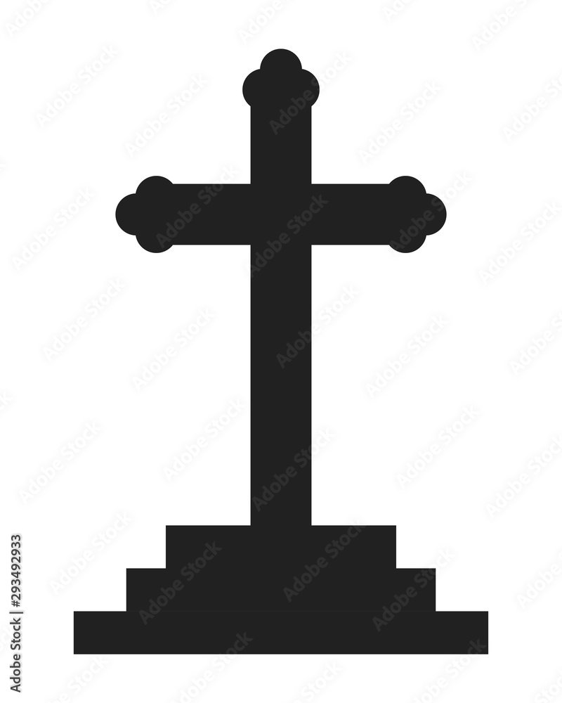 cemetery cross christianity isolated icon cemetery cross christianity isolated icon