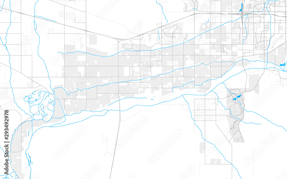 Rich detailed vector map of Buckeye, Arizona