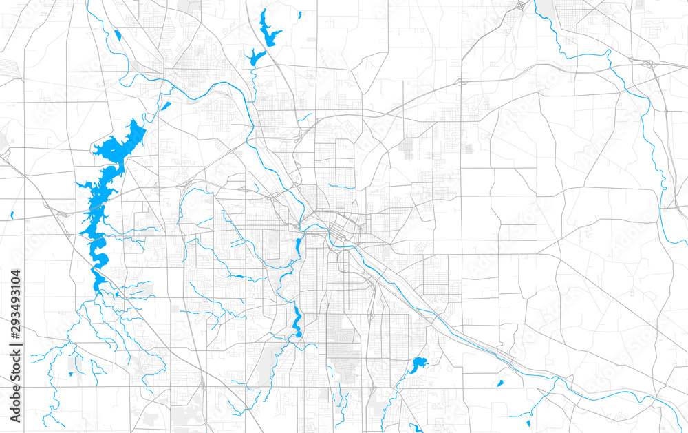 Rich detailed vector map of Youngstown, Ohio, USA Rich detailed vector map of Youngstown, Ohio, USA