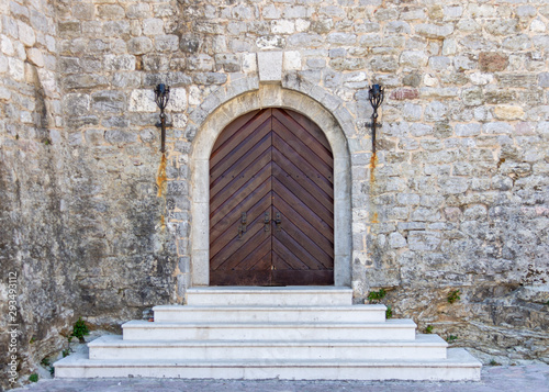 Entrance to the Citadela, Old Town Budva, Montenegro