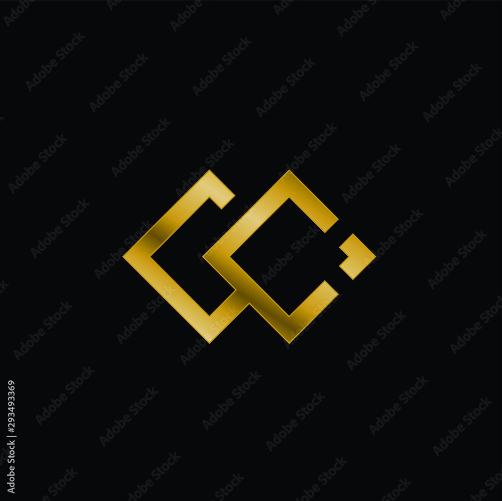 luxury letter cc gold logo vector download luxury letter cc gold logo vector download