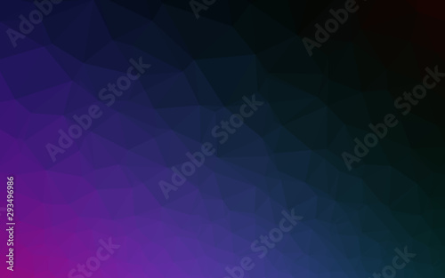 Dark Multicolor, Rainbow vector blurry triangle texture. A completely new color illustration in a vague style. Completely new design for your business.