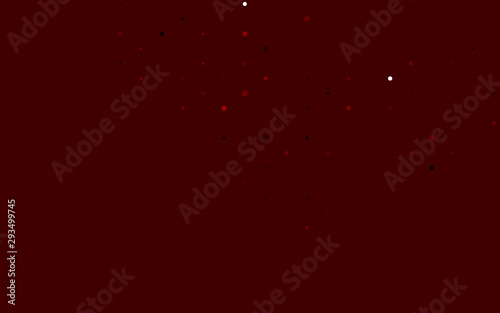 Light Red vector background with bubbles. Blurred decorative design in abstract style with bubbles. Design for posters, banners. © Dmitry