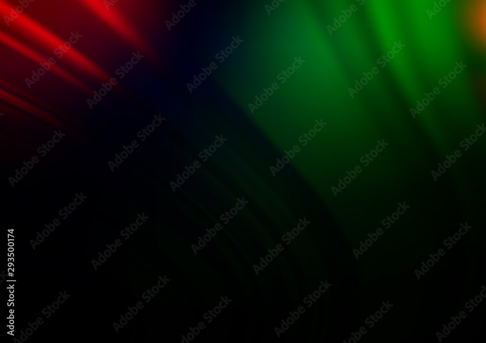 Fototapeta premium Dark Multicolor, Rainbow vector blurred shine abstract pattern. Glitter abstract illustration with an elegant design. A new texture for your design.
