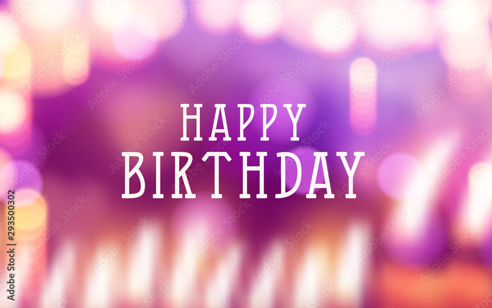 Birthday card design with candle lights in background. Vector illustration Birthday card design with candle lights in background. Vector illustration