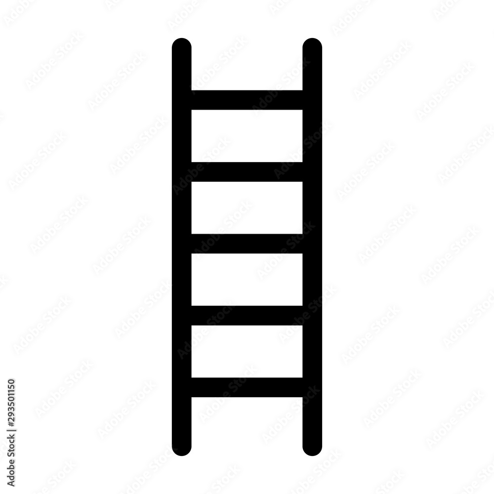 Ladder for climbing flat vector icon for apps and websites Ladder for climbing flat vector icon for apps and websites
