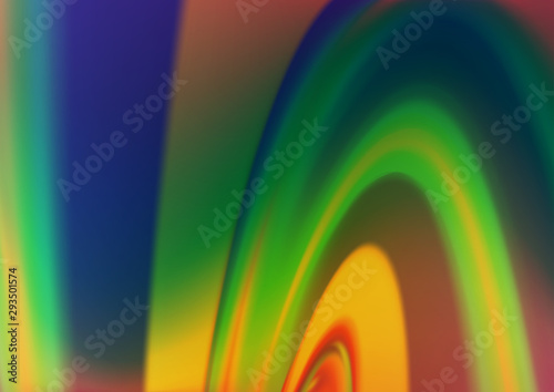 Dark Multicolor, Rainbow vector abstract bright template. A vague abstract illustration with gradient. Brand new design for your business.