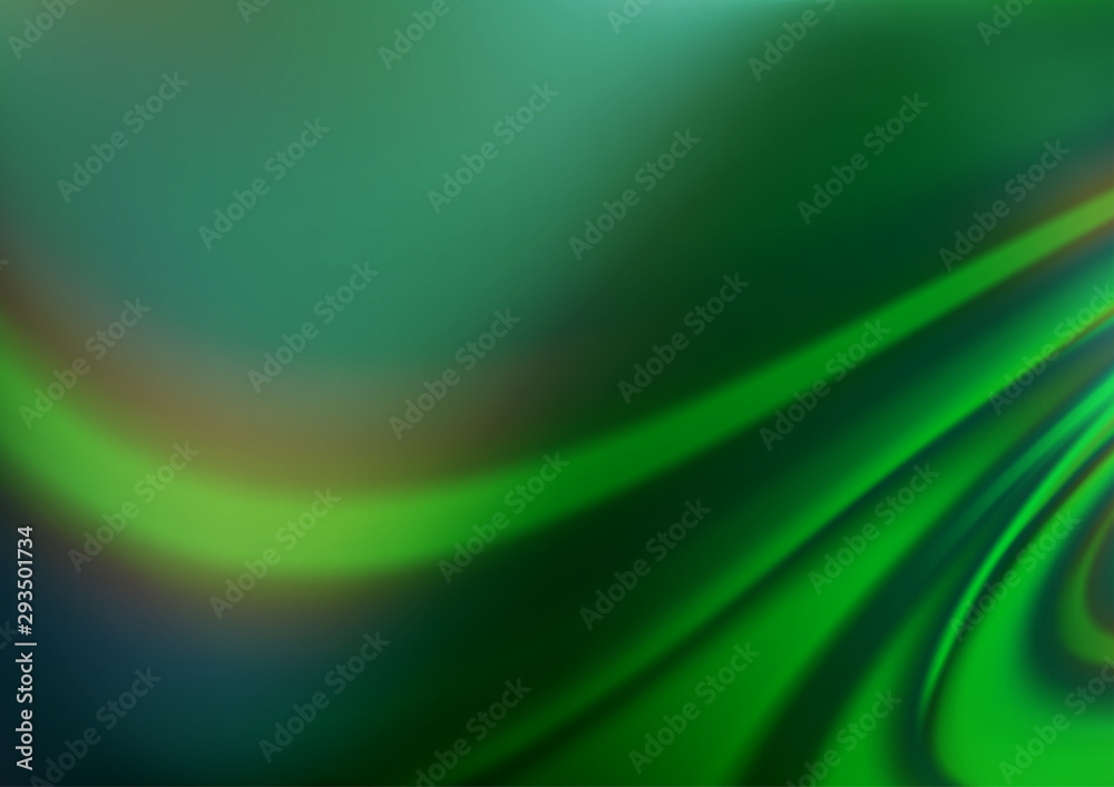 Light Green vector glossy abstract template. Creative illustration in halftone style with gradient. Brand new style for your business design. Light Green vector glossy abstract template. Creative illustration in halftone style with gradient. Brand new style for your business design.