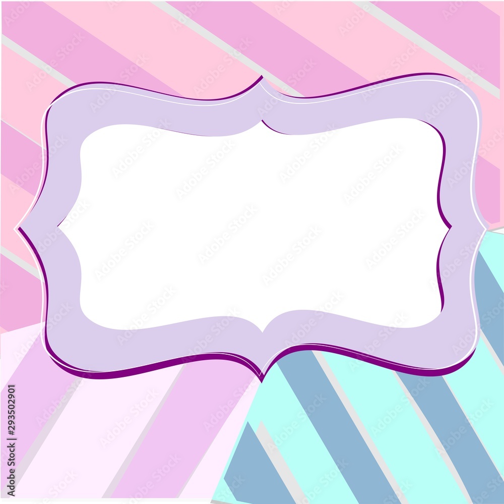 Purple color doodle frame, rectangle curve, oval starburst, pink label, tag, digital photo frame, digital collage frame, Digital Border frame use Suitable for party banner cards,printing