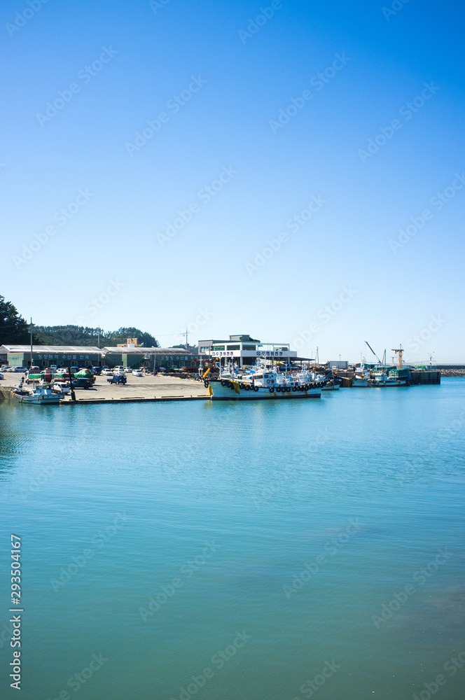 Mohang port in Taean-gun, South Korea.