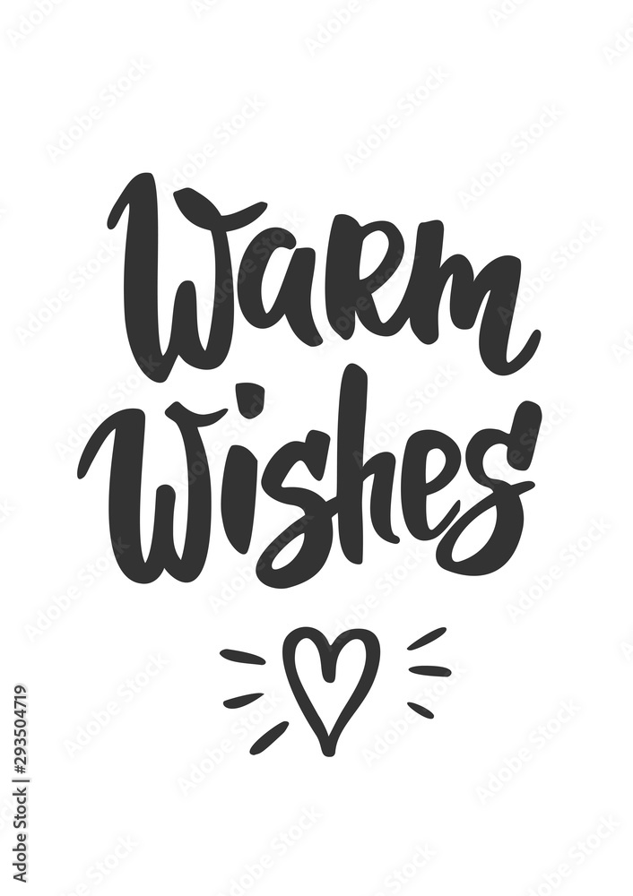 Simple Christmas card. Hand drawn text and holiday symbols Simple Christmas card. Hand drawn text and holiday symbols