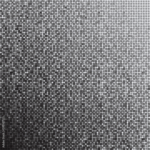 Abstract silver sequin glitter or sparkle template