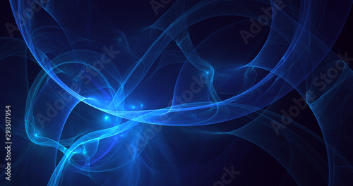 3D rendering abstract fractal business background