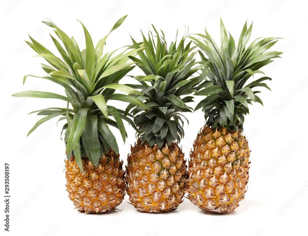 Obraz premium Pineapple on a white background 
