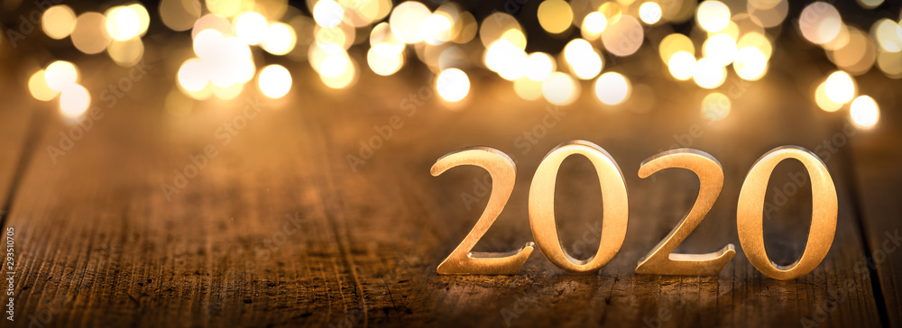Happy New Year 2020 - obrazy, fototapety, plakaty 