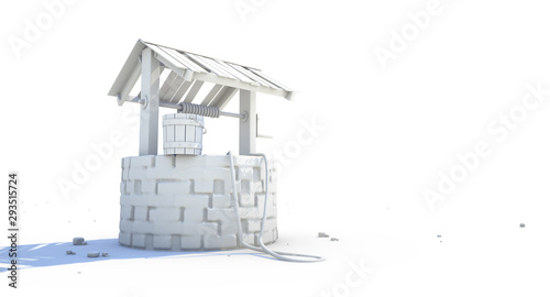 Well On Waterless Landscape