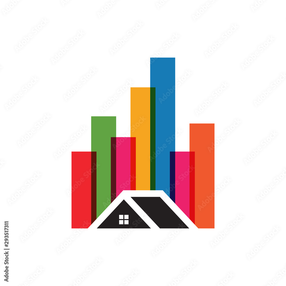 Real estate graphic design template vector isolated Real estate graphic design template vector isolated