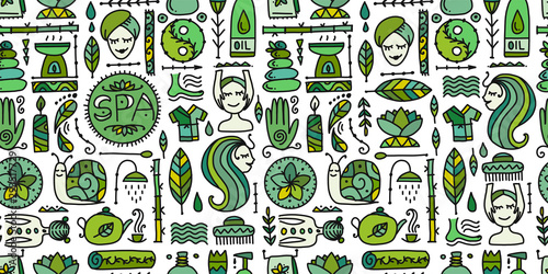 Spa salon background for your design