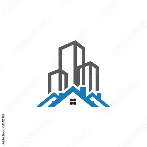 Real estate graphic design template vector isolated