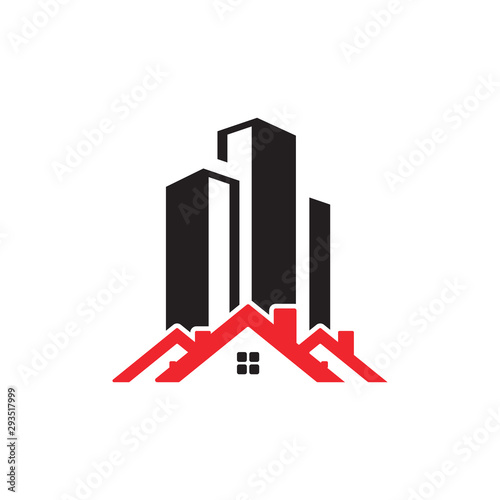 Real estate graphic design template vector isolated
