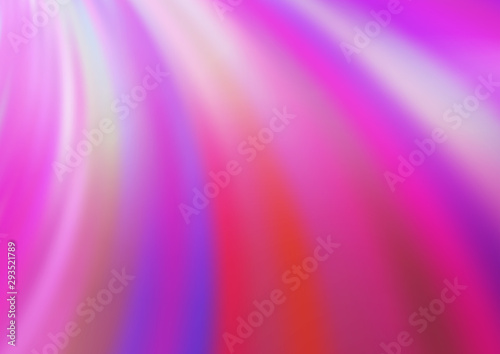 Light Pink, Blue vector background with lava shapes. A vague circumflex abstract illustration with gradient. Marble design for your web site.
