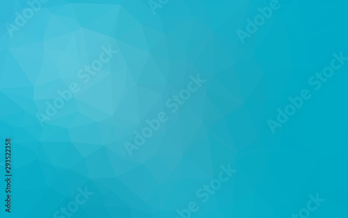Light BLUE vector abstract polygonal cover. Creative illustration in halftone style with gradient. New texture for your design.