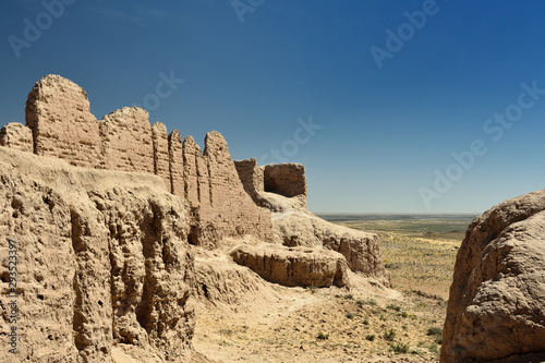 The largest ruins castles of ancient Khorezm – Ayaz - Kala, II century AD – a heyday of the Kushan Empire, Uzbekistan © Zaneta