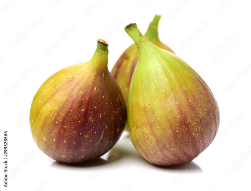 Ripe figs on a white background Ripe figs on a white background
