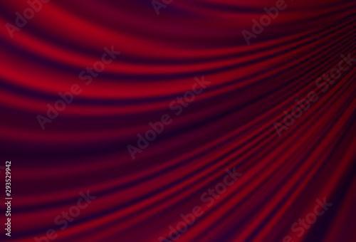 Dark Purple vector background with bubble shapes.
